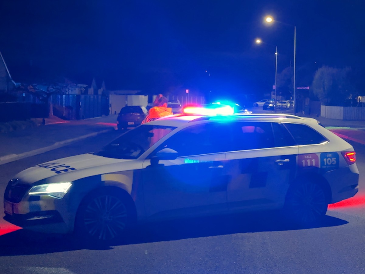 Police image used for Christchurch stolen vehicle dangerous driving report.