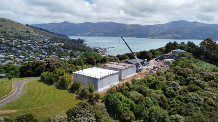 Akaroa reservoirs add two million litres to Banks Peninsula water resilience