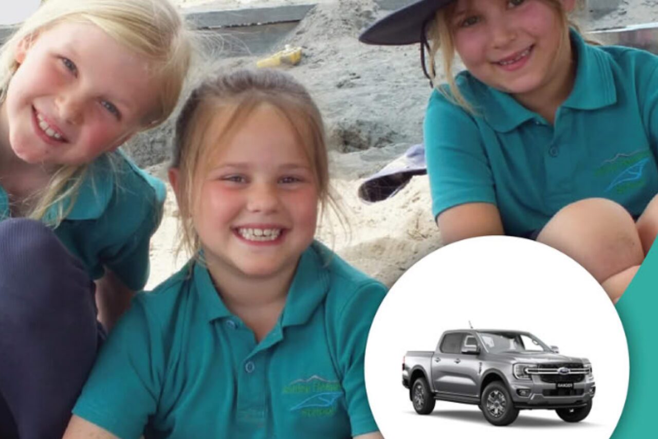 Ashley Rakahuri School Ford Ranger Raffle Targets North Canterbury Playground
