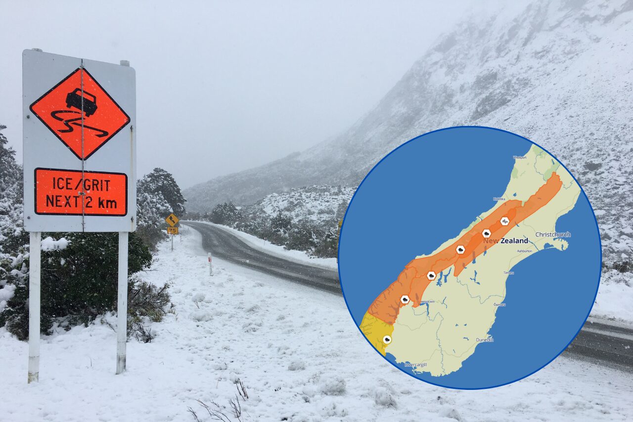 Canterbury Alpine Snow Forecast Puts Test Weekend Travellers On Detour Watch
