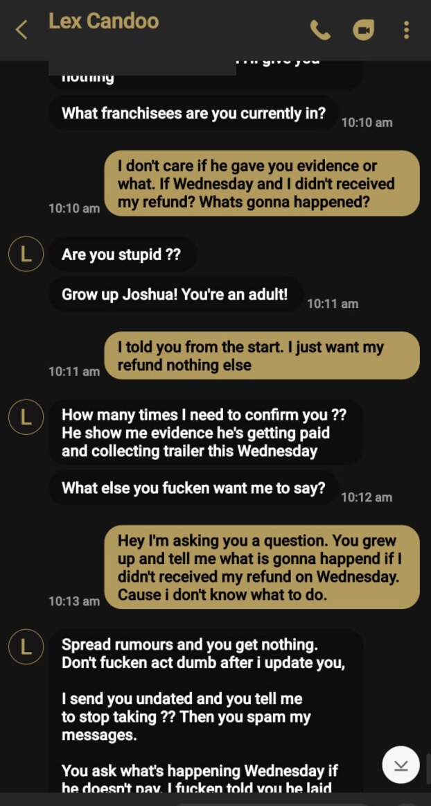 Messages from Eneliko to Joshua.
