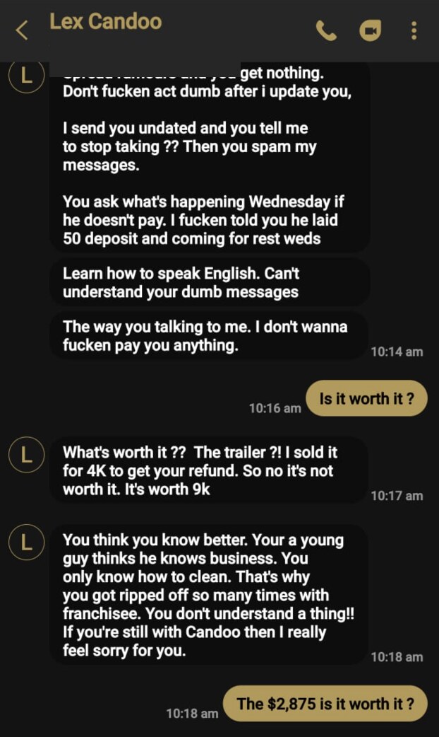 Messages from Eneliko to Joshua.